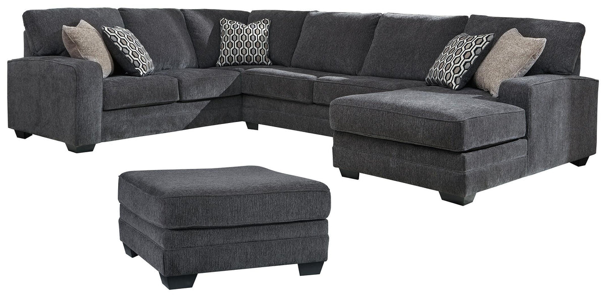 Tracling 3-Piece Sectional with Ottoman - 72600U1