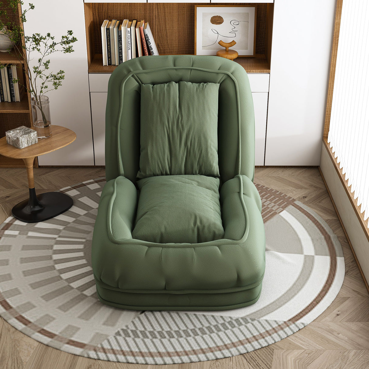 Upholstered Foldable Lazy Sofa Bed For Adults And Pets