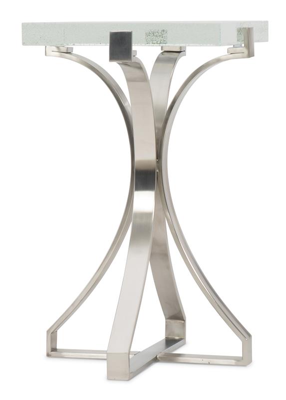 Bubble Glass Accent Table - 500-50-966-MTL