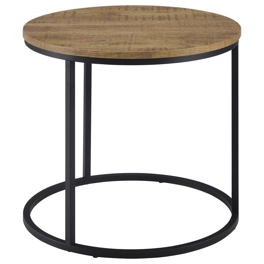 Lainey Round Occasional Side End Table Mango - 736037
