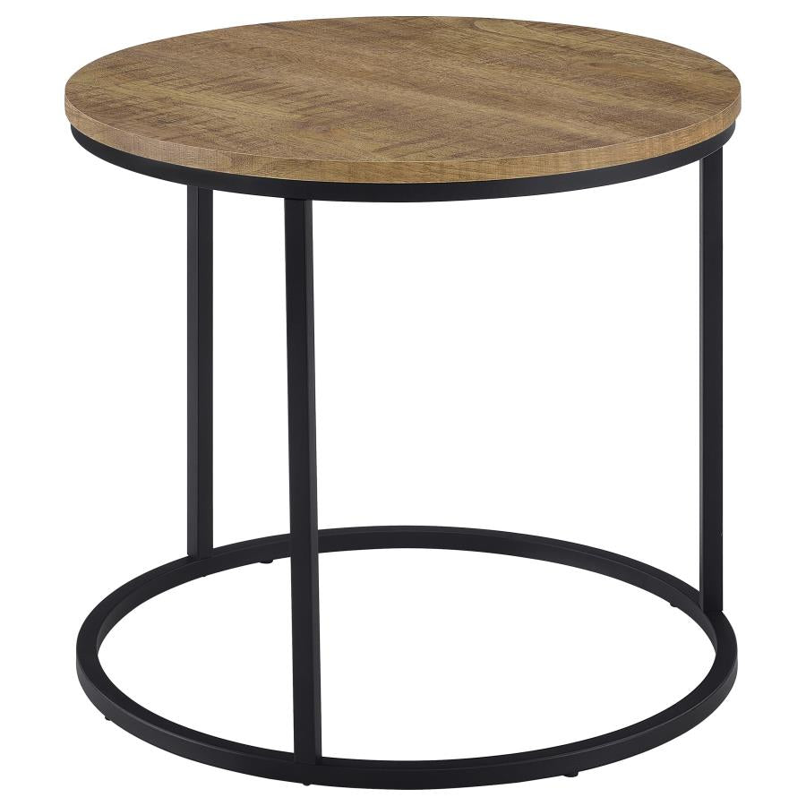 Lainey Round Occasional Side End Table Mango - 736037