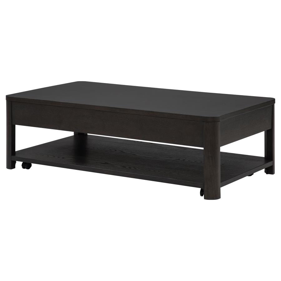 Marcelo Wood Coffee Table with 2 Drawers and Shelf Coffee - 736068