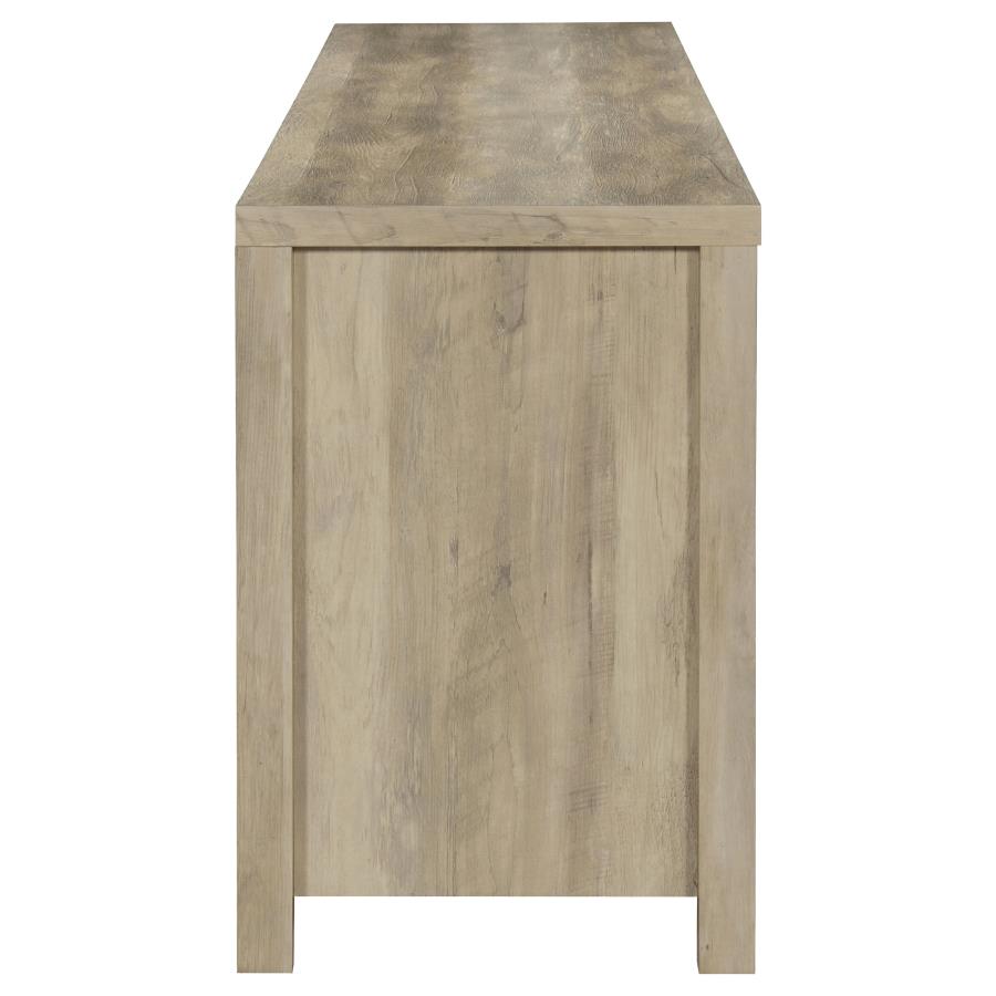 Madra 2-door Engineered Wood 79-inch TV Stand Distressed Pine - 736263