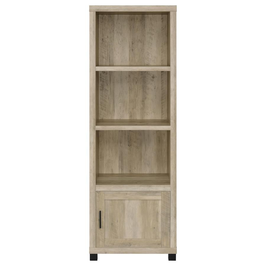 Sachin 3-piece 79-inch TV Entertainment Center Antique Pine - 736283-SET