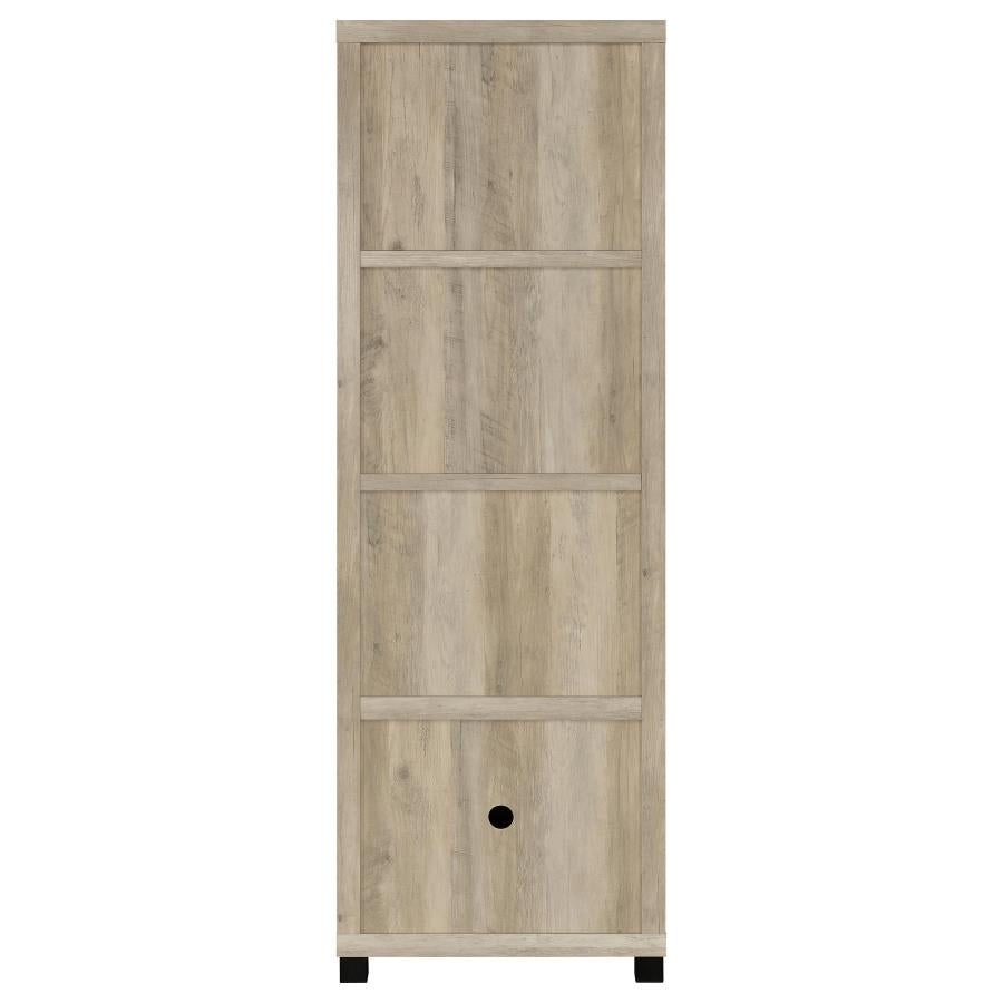 Sachin 3-piece 79-inch TV Entertainment Center Antique Pine - 736283-SET