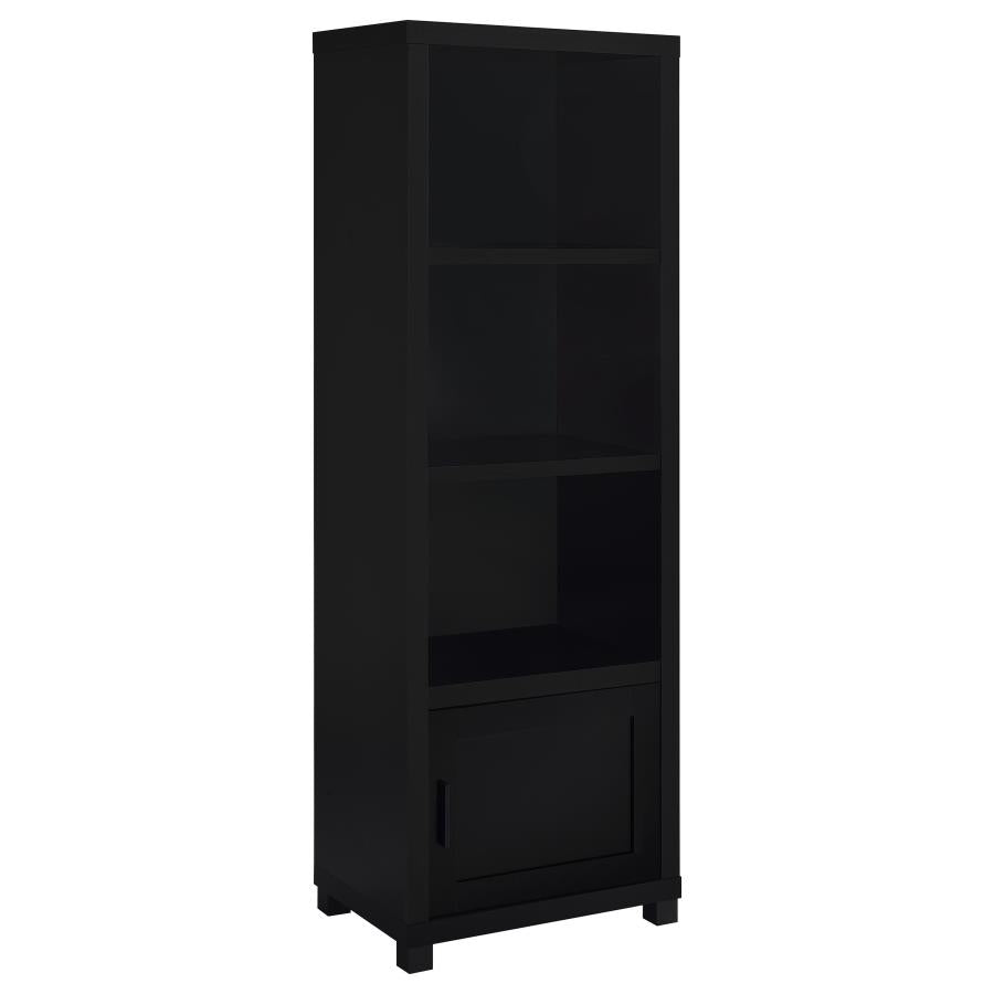 Jupiter 3-piece Entertainment Center 79-inch TV Stand Black - 736303-SET
