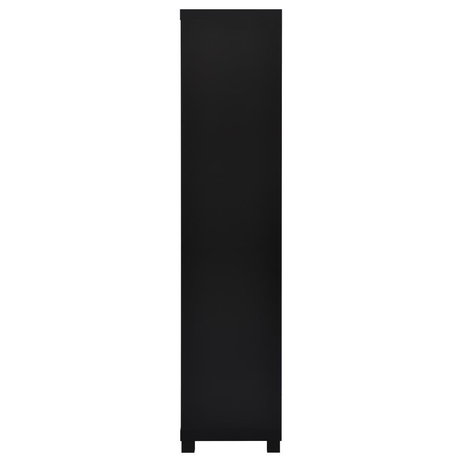 Jupiter 3-piece Entertainment Center 79-inch TV Stand Black - 736303-SET