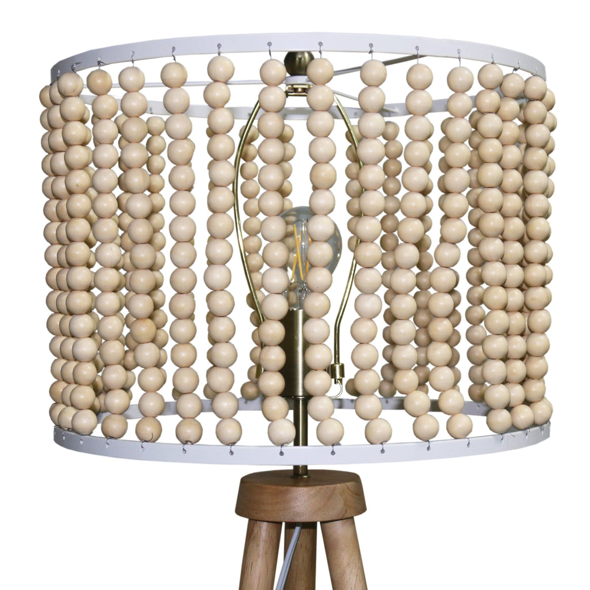 Brillo - 3 Legged Floor Lamp - Brown