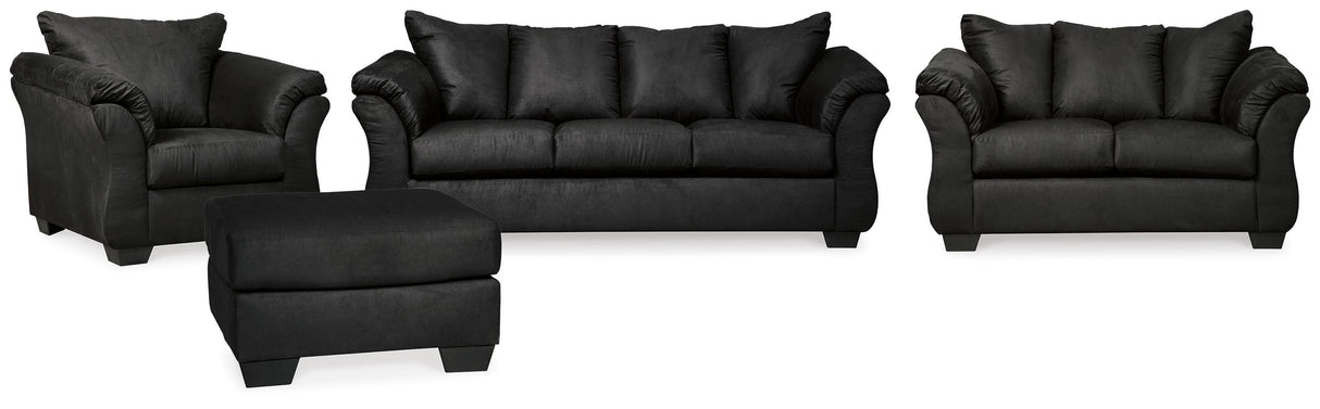 Darcy Sofa, Loveseat, Chair and Ottoman - 75008U8