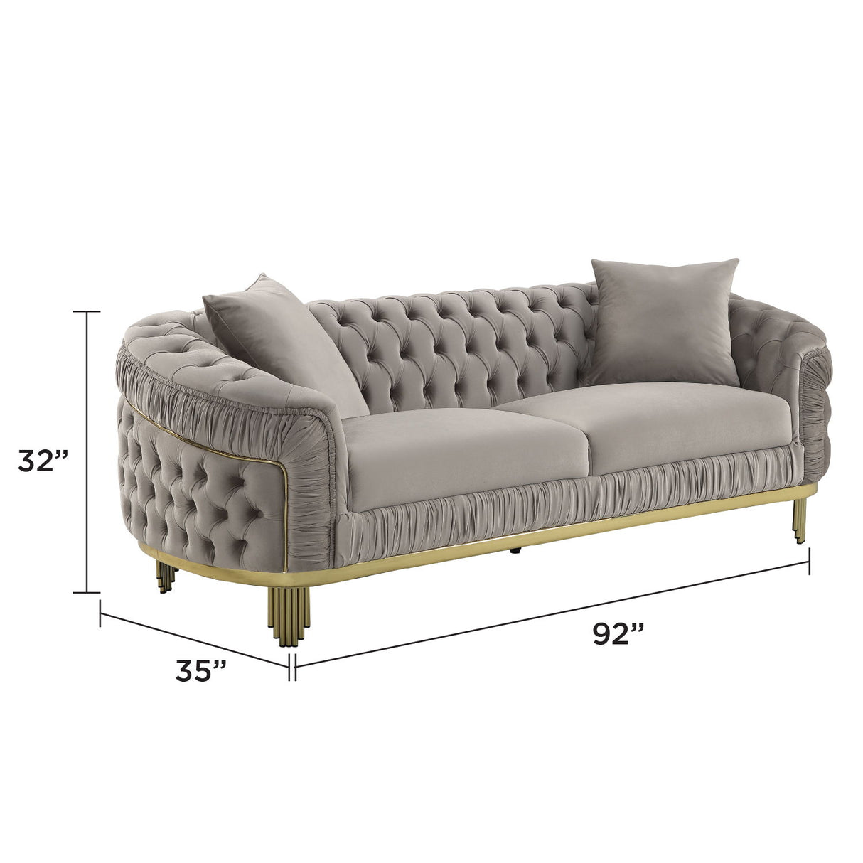 Vanessa - Sofa - Taupe