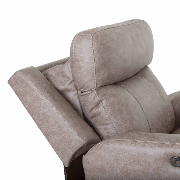 FRANK ARGENT GRAY FABRIC RECLINER - FRANK 4730 3429-22 ARGENT GRAY FABRIC RECLINER