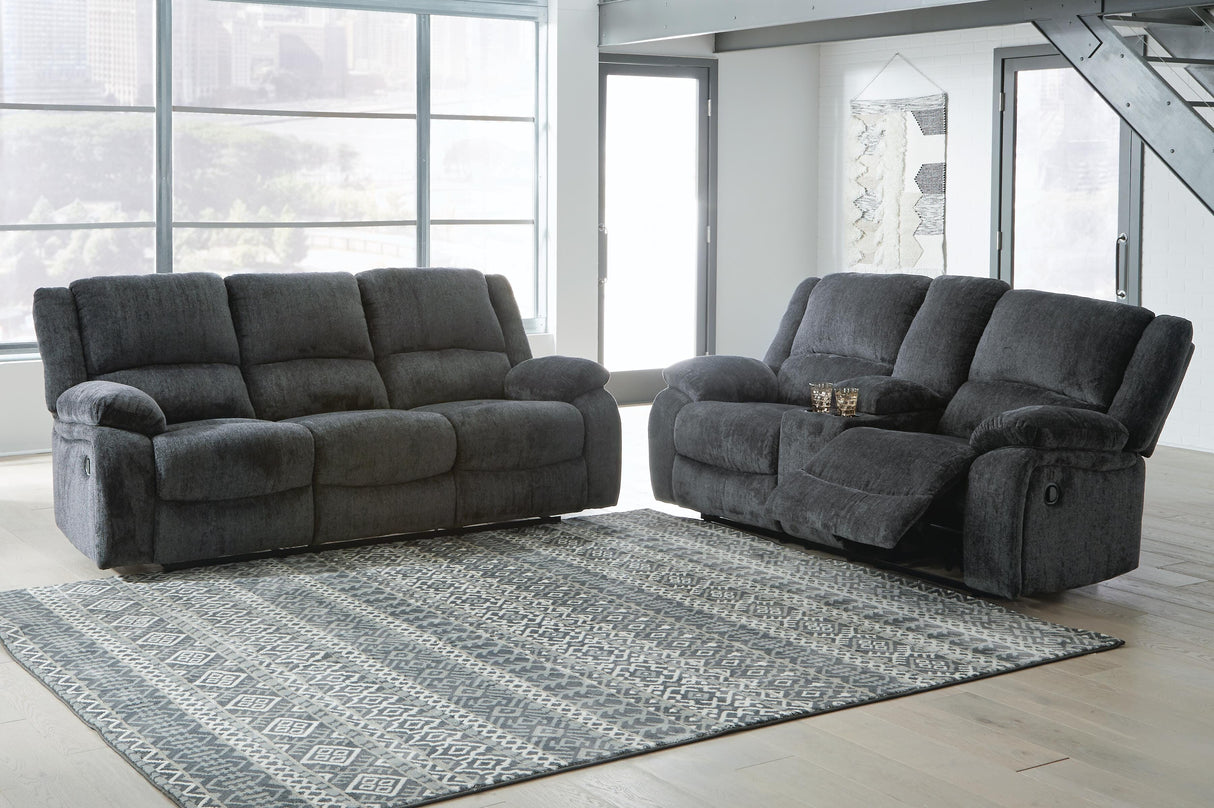 Draycoll Reclining Sofa and Loveseat - 76504U1