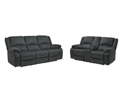 Draycoll Reclining Sofa and Loveseat - 76504U1