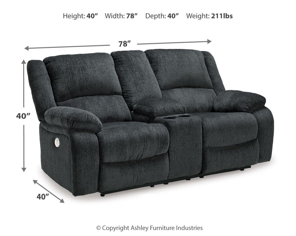 Draycoll 2 Power Reclining Loveseats and Recliner - 76504U6