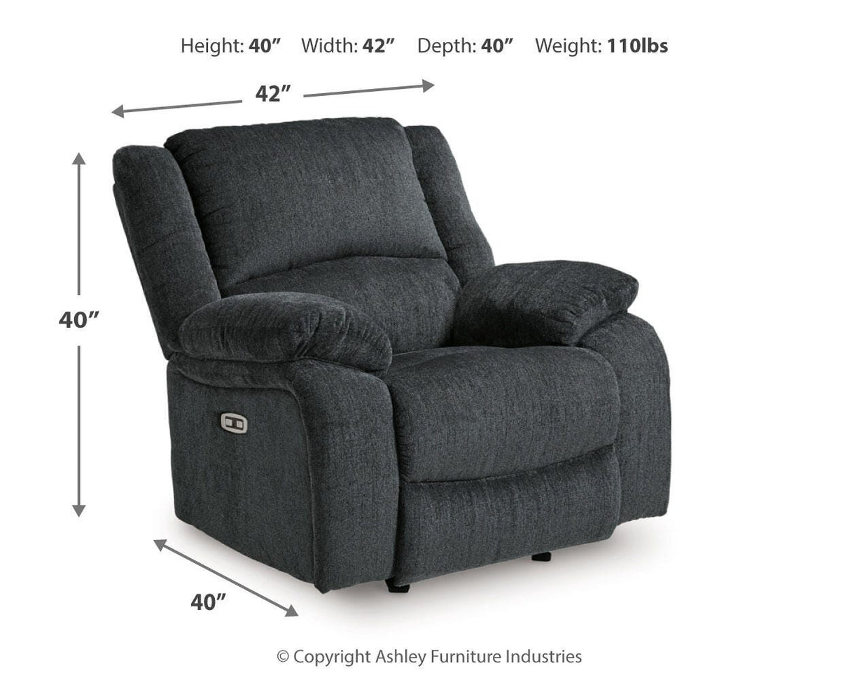 Draycoll 2 Power Reclining Loveseats and Recliner - 76504U6