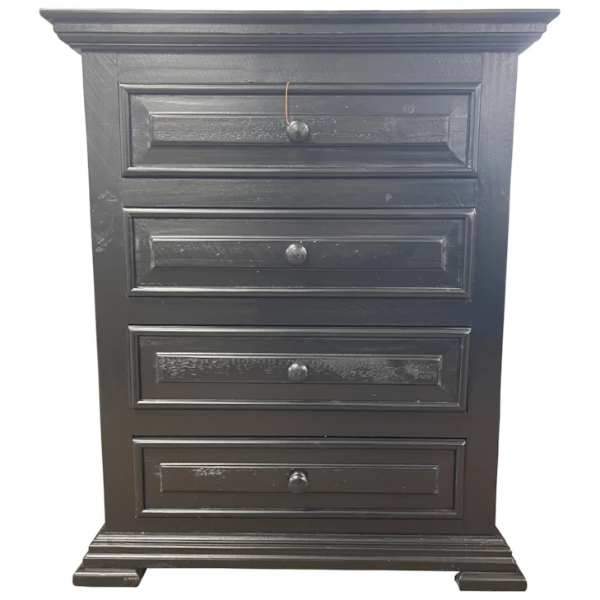 ZVB CHALET BLACK 4DR NIGHTSTAND - 3702NSB