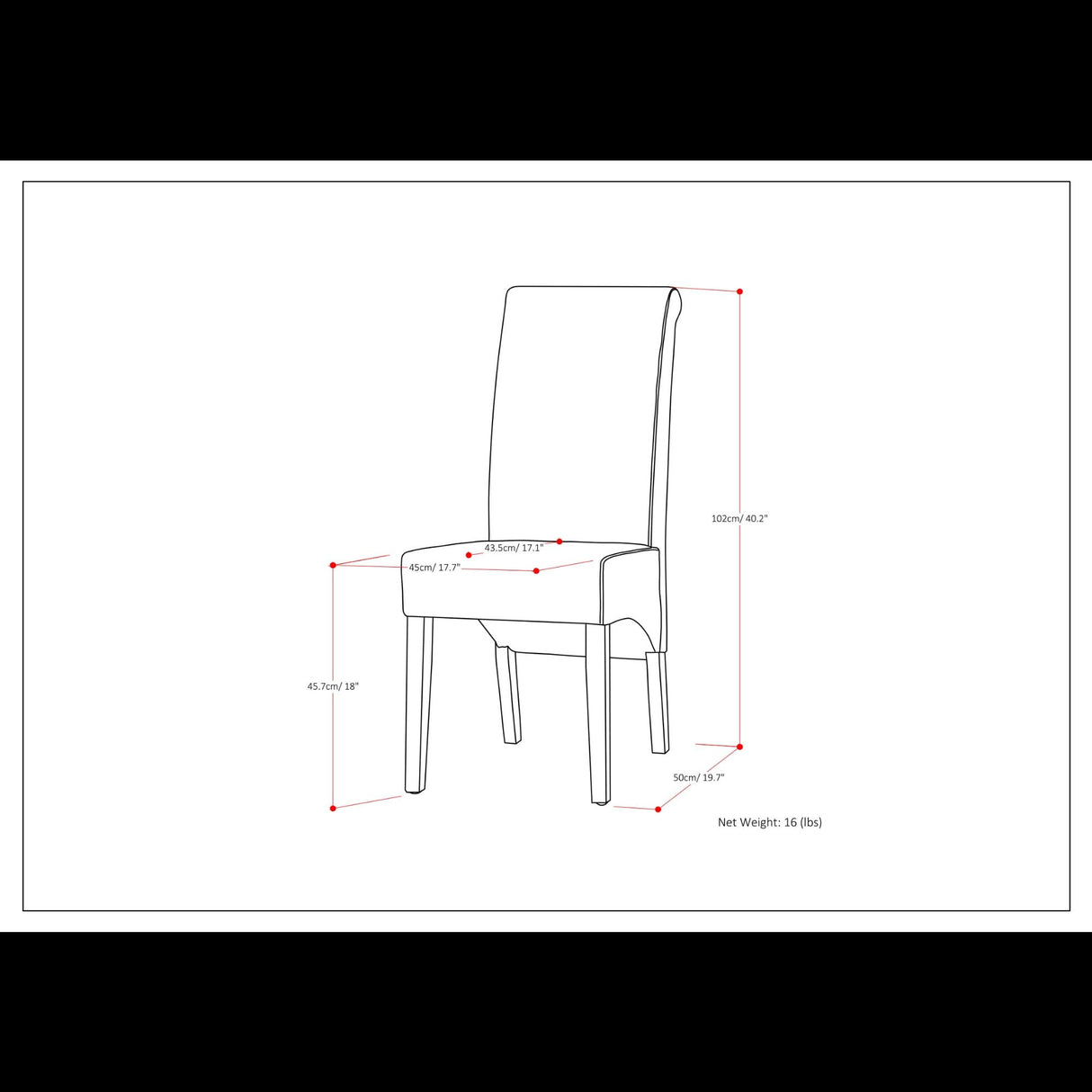 Avalon - Deluxe Parson, Dining Chair (Set of 2)