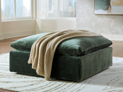 Carriage View Oversized Accent Ottoman - 7800108