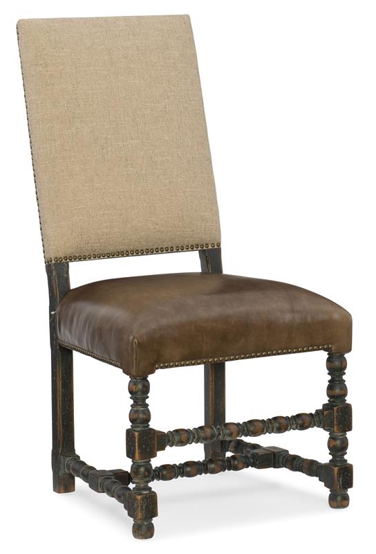 Hill Country Comfort Upholstered Side Chair - 5960-75410-BLK