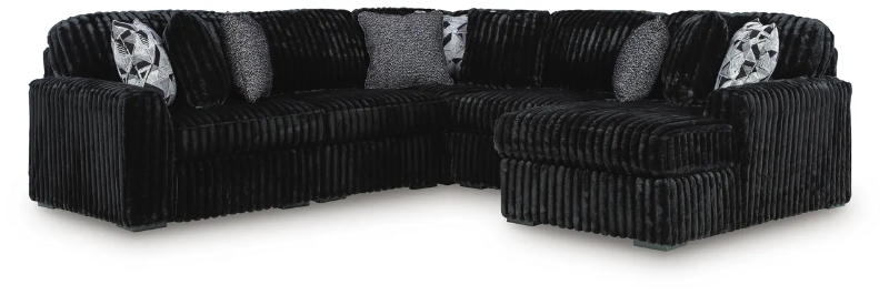 Libby Onyx 6-Piece Sectional - 1300-03LAFC+1310-03RCHC+1310-03CE+1300-03W+1300-03ALx2