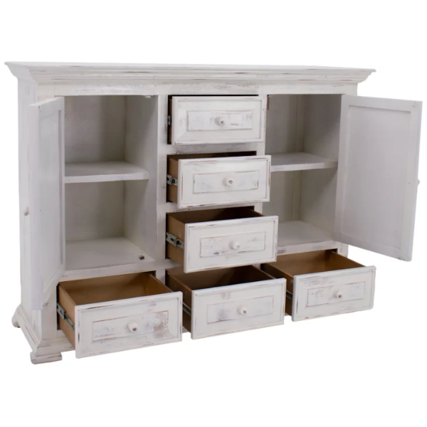 VB CHALET WHITE DRESSER - 3700DNW