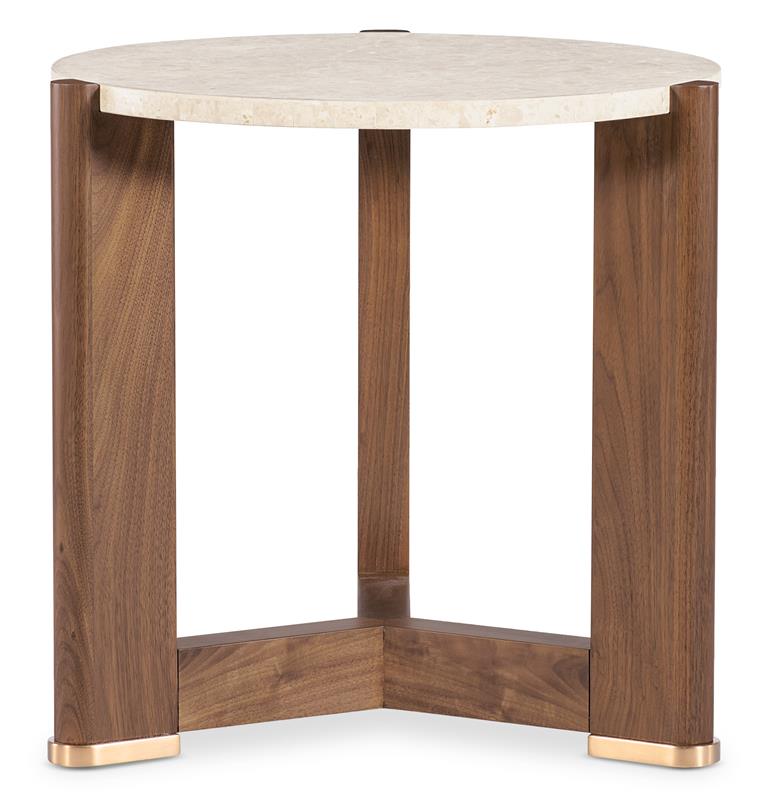 Eleana Round End Table - 7252-80216-85