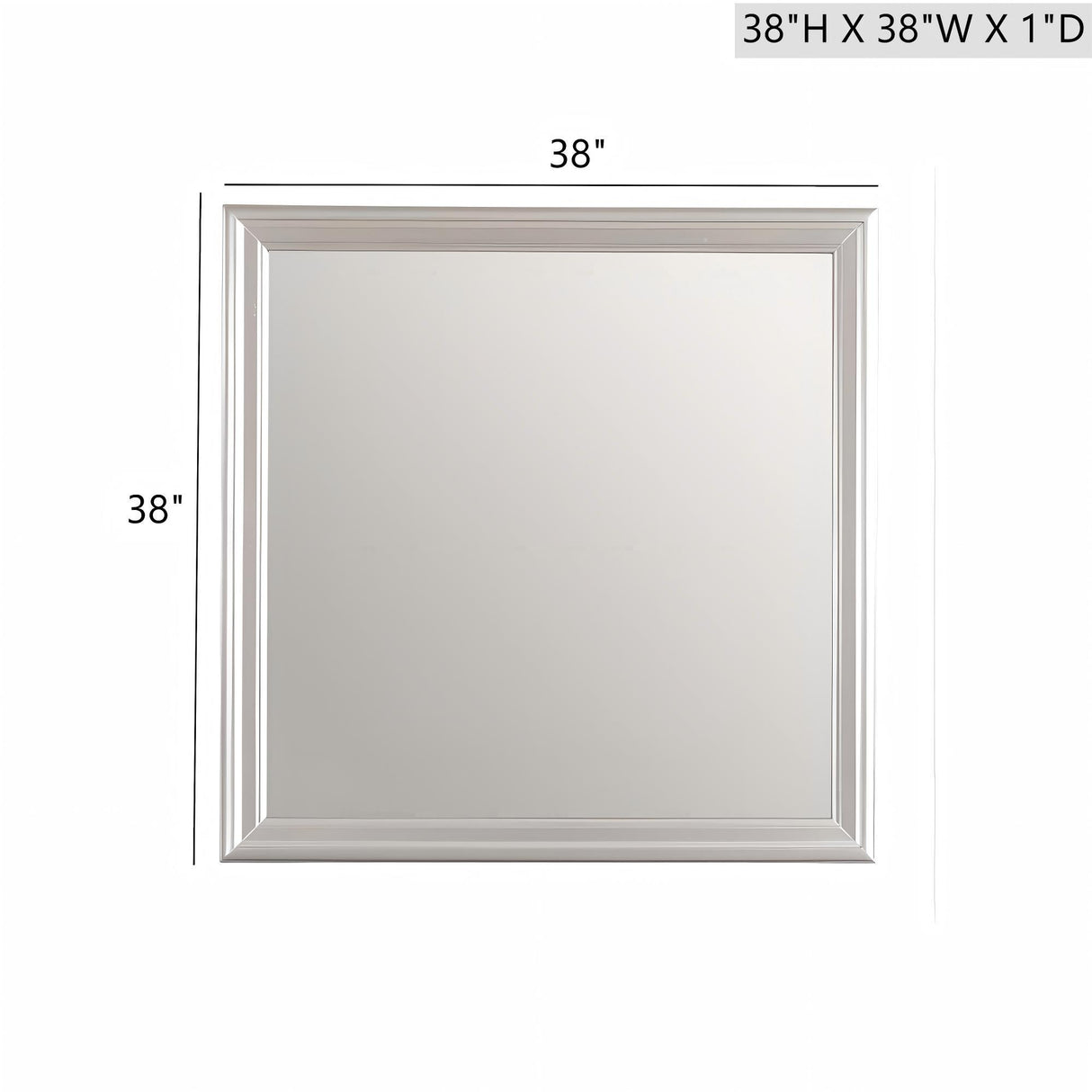 Lorana - Traditional Mirror - Champagne