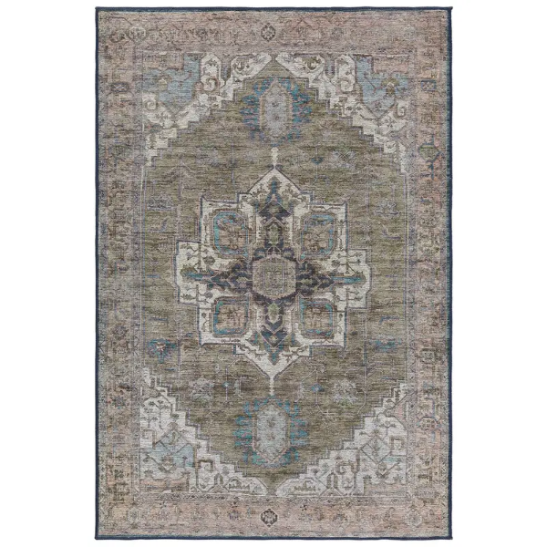 JAIP RUG155410 VIN07 GREEN RUG - 155410