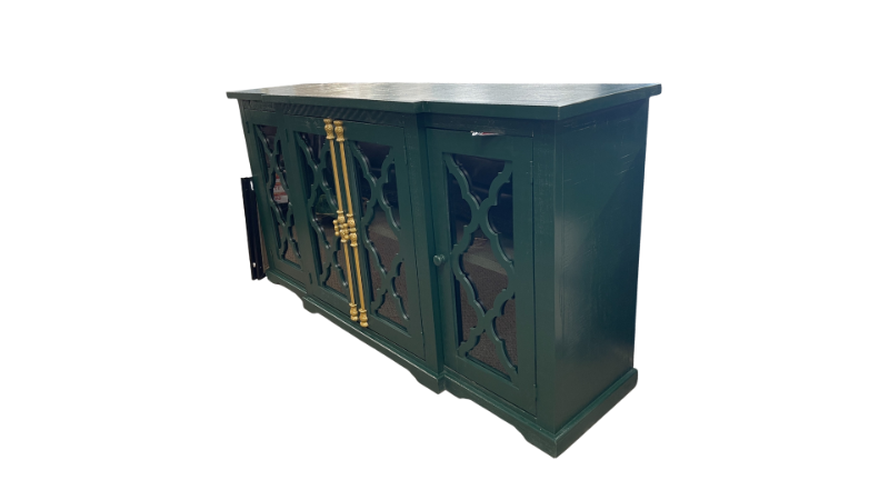 ZVA HARVEY CONSOLE W/GLASS - HARVEYF