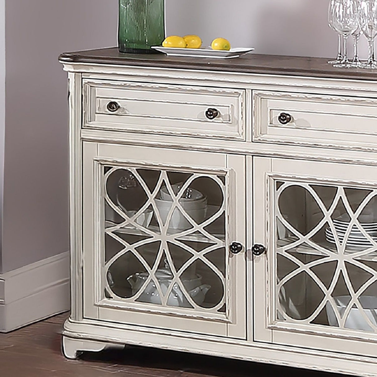 Server Drawers Storage Cabinet For Dining Room