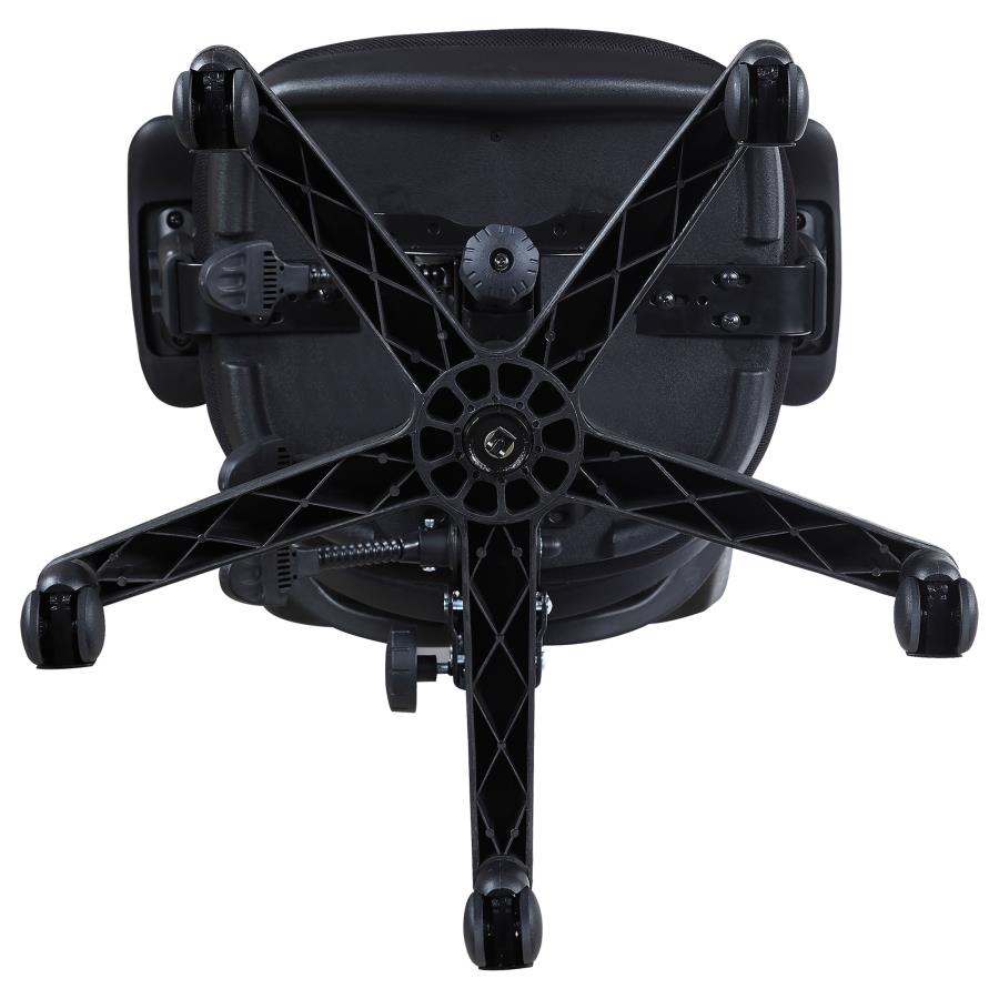 Rollo Upholstered Adjustable Ergonomic Office Chair Black - 800019