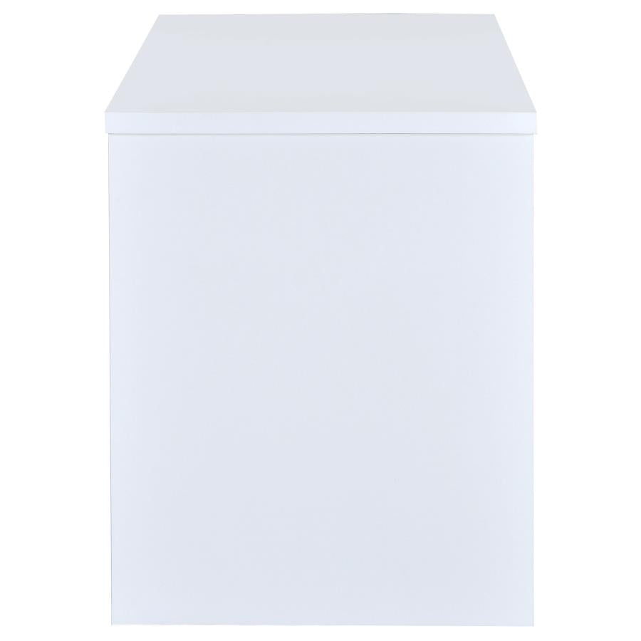 Irving 47-inch 2-drawer Office Computer Desk White - 800110