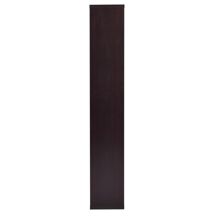 Theo 71-inch 6-shelf Bookshelf Cappuccino - 800264