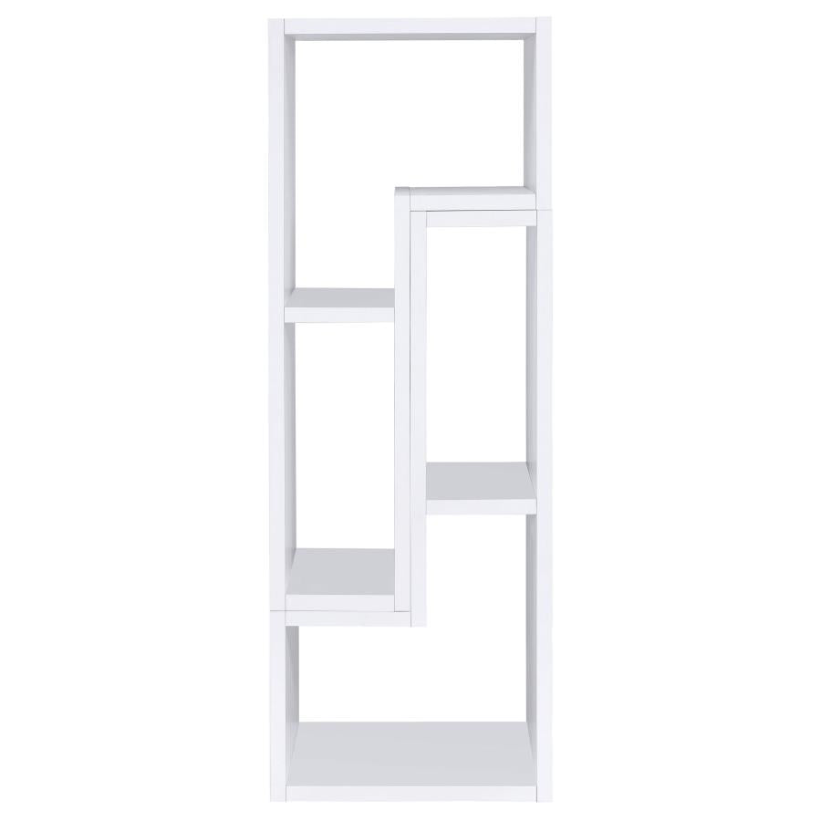 Velma Multipurpose TV Stand and Bookshelf White - 800330