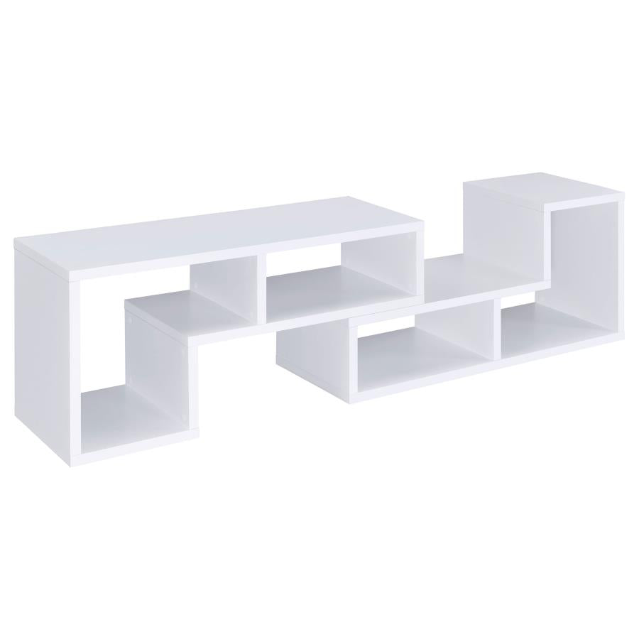 Velma Multipurpose TV Stand and Bookshelf White - 800330