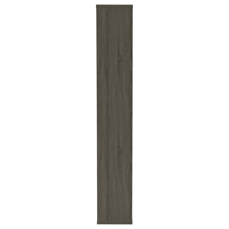 Corey 71-inch 8-shelf Bookshelf Weathered Grey - 800512