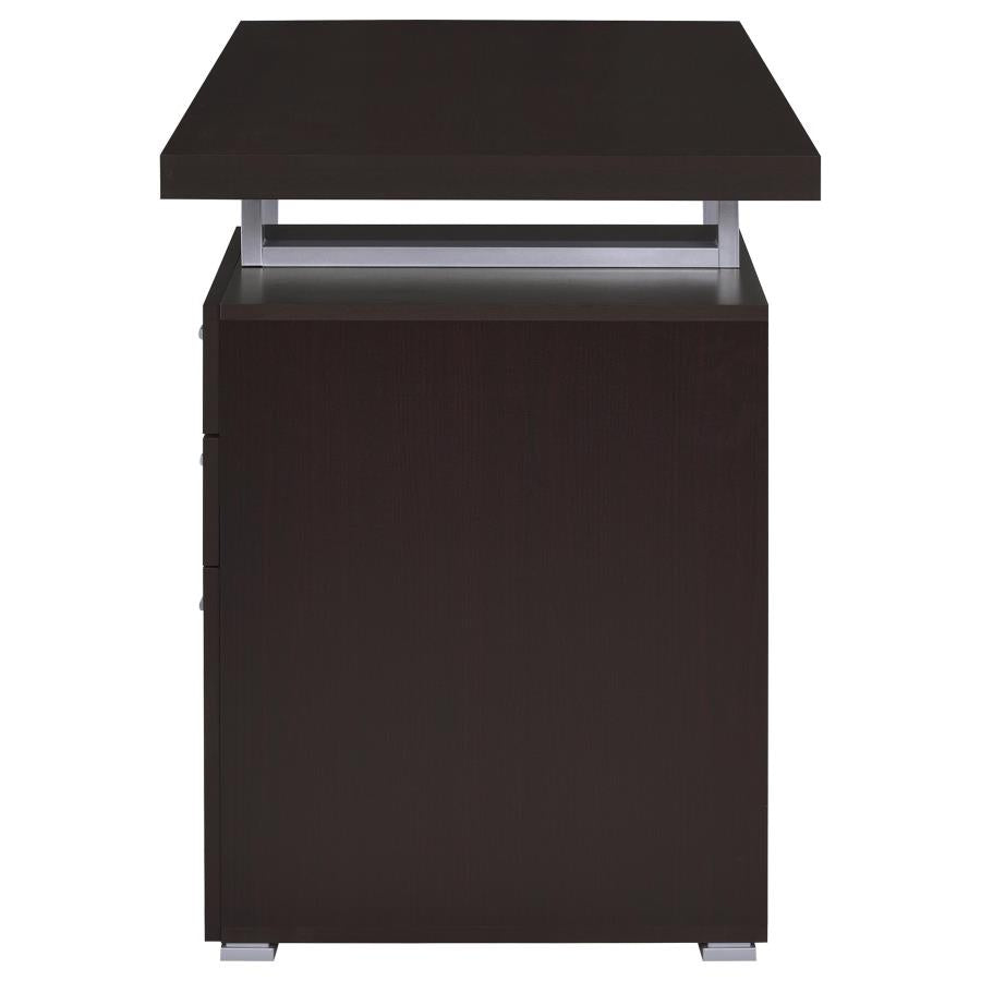 Brennan 47-inch 3-drawer Office Computer Desk Cappuccino - 800519
