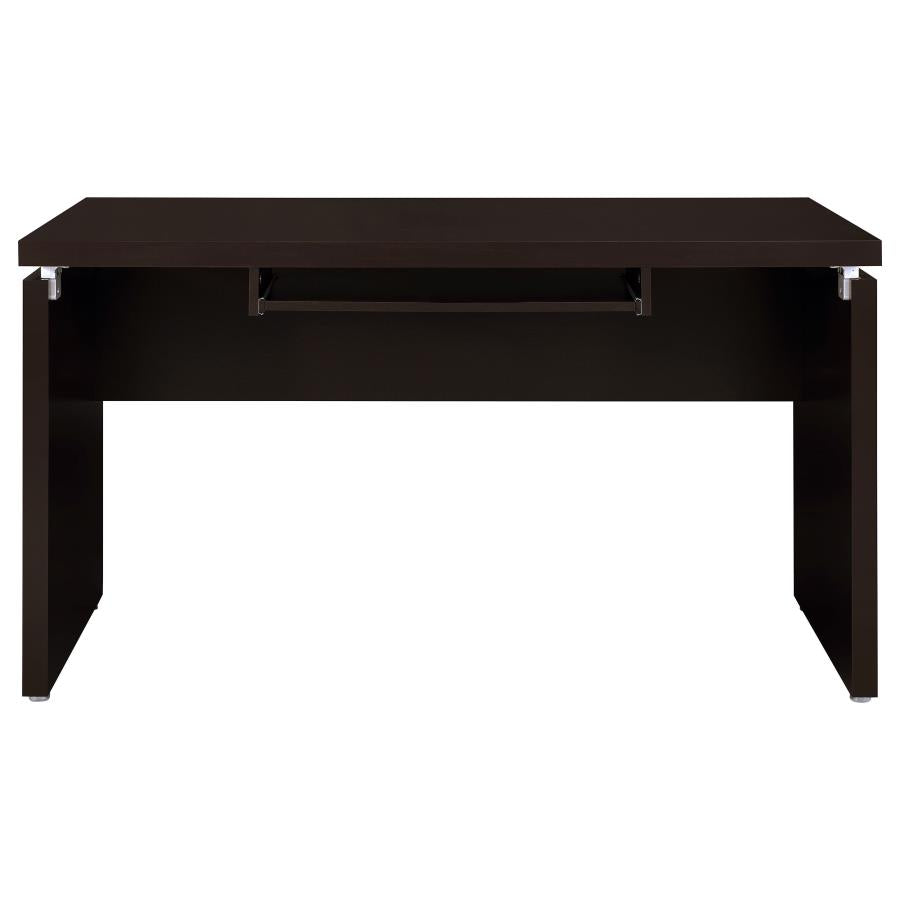 Skylar 55-inch Computer Desk with Keyboard Drawer Cappuccino - 800891