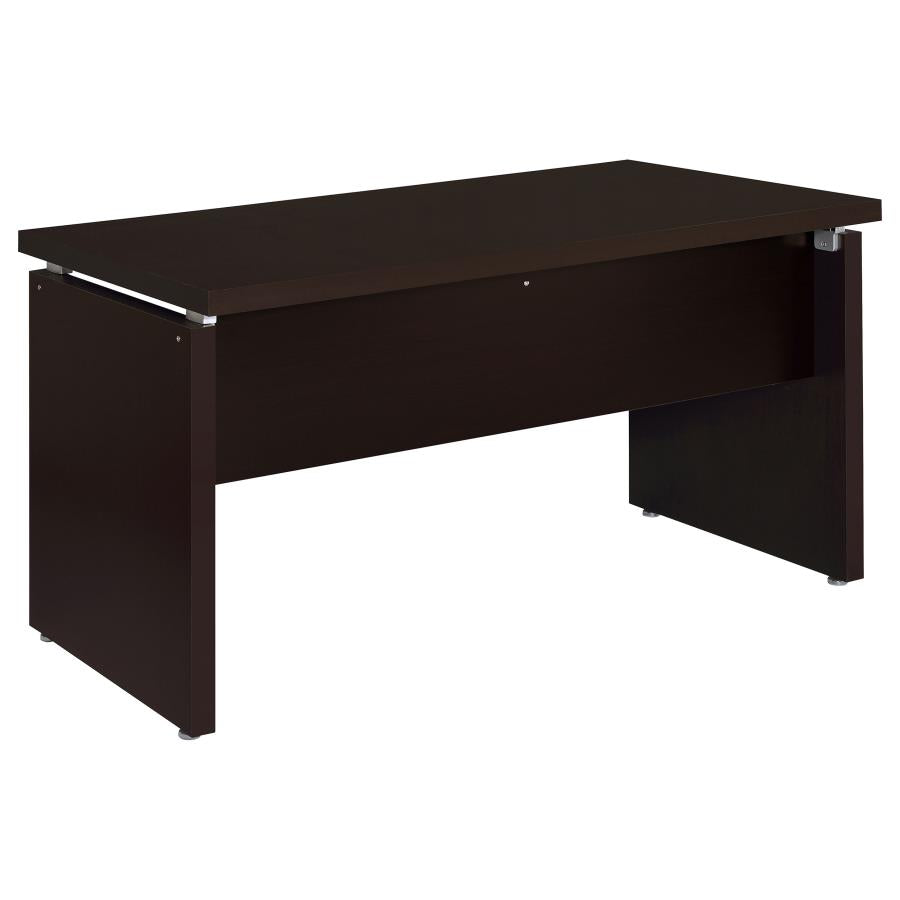 Skylar 55-inch Computer Desk with Keyboard Drawer Cappuccino - 800891