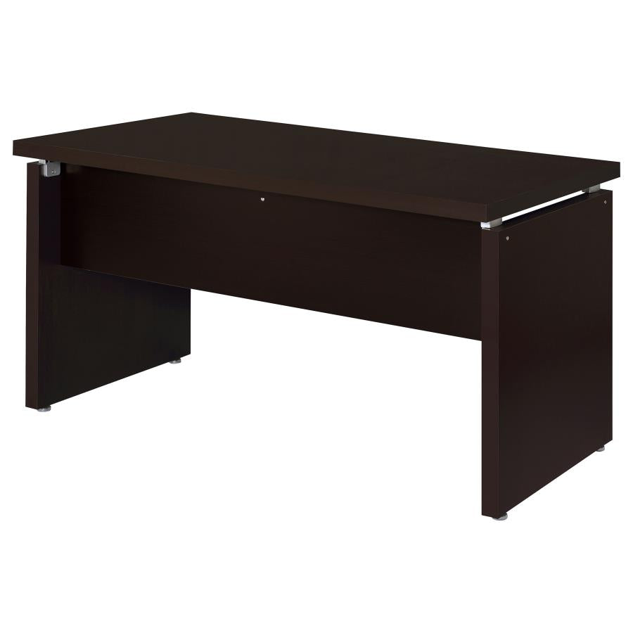 Skylar 55-inch Computer Desk with Keyboard Drawer Cappuccino - 800891
