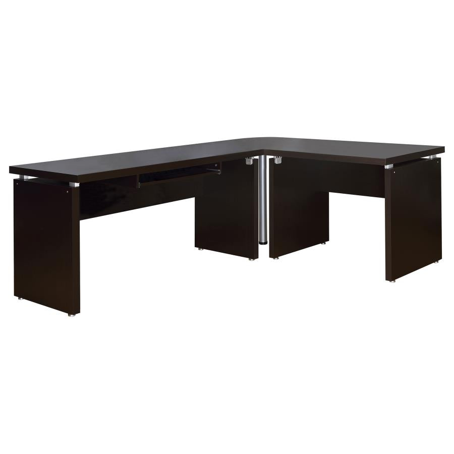 Skylar 55-inch Computer Desk with Keyboard Drawer Cappuccino - 800891