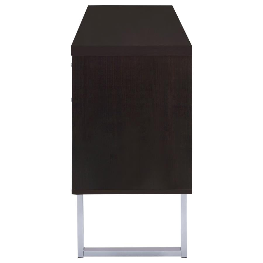 Lawtey 5-drawer Home Office Storage Credenza Cappuccino - 801522
