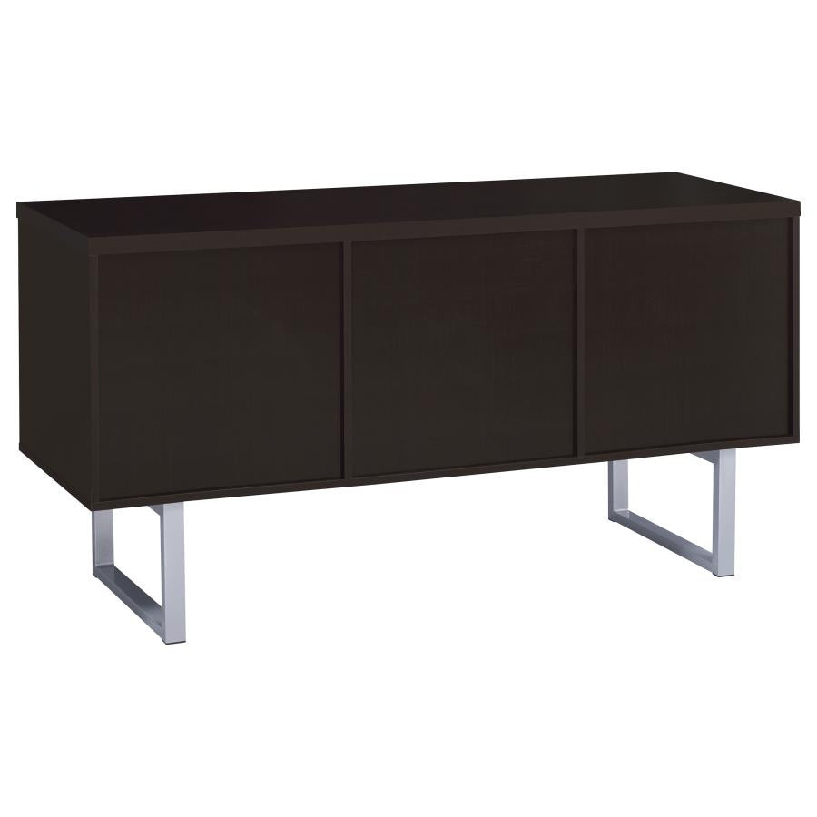 Lawtey 5-drawer Home Office Storage Credenza Cappuccino - 801522