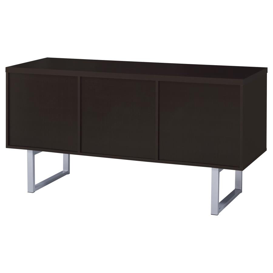 Lawtey 5-drawer Home Office Storage Credenza Cappuccino - 801522