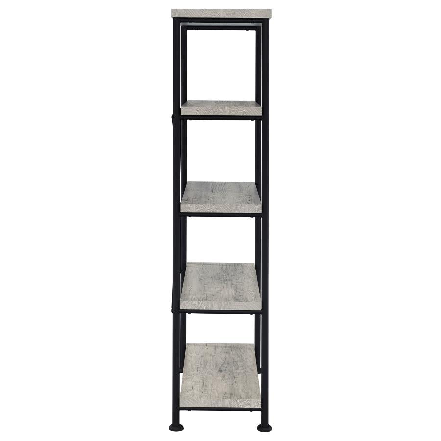 Analiese 63-inch 4-shelf Bookshelf Grey Driftwood - 801546