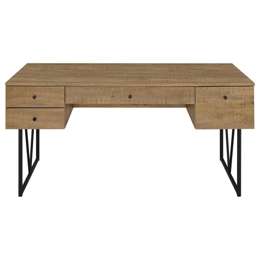 Analiese 63-inch 4-drawer Writing Desk Mango - 801851