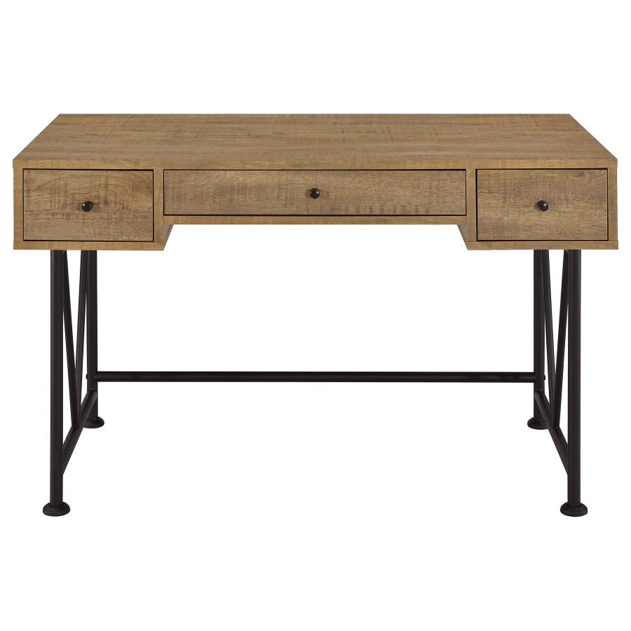 Analiese 47-inch 3-drawer Writing Desk Mango - 802001