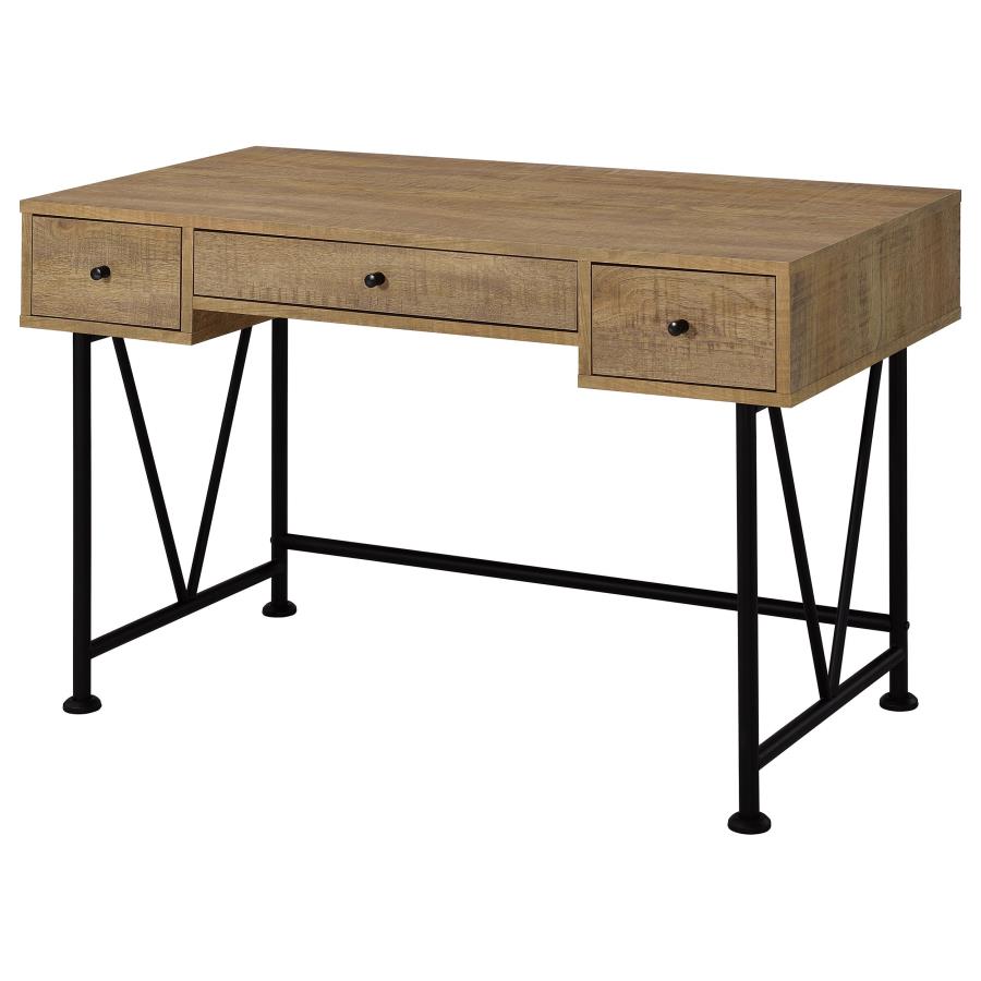 Analiese 47-inch 3-drawer Writing Desk Mango - 802001