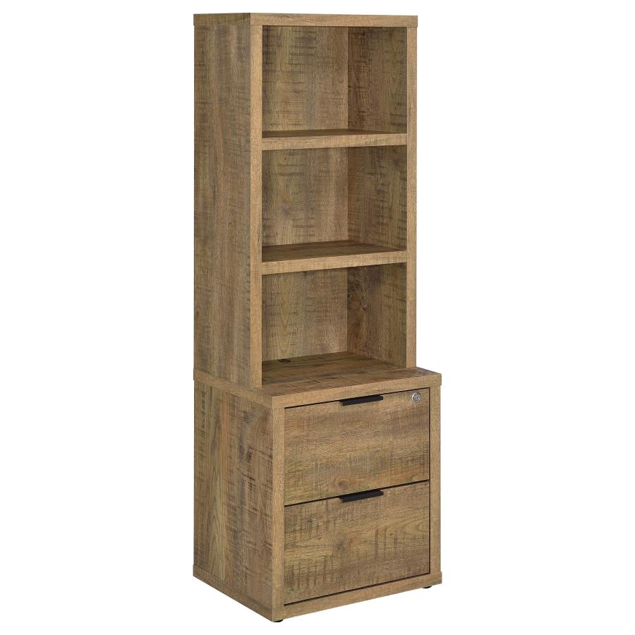 Westpark 3-piece Wall Unit Bookcase Set with USB Mango - 802693-S3