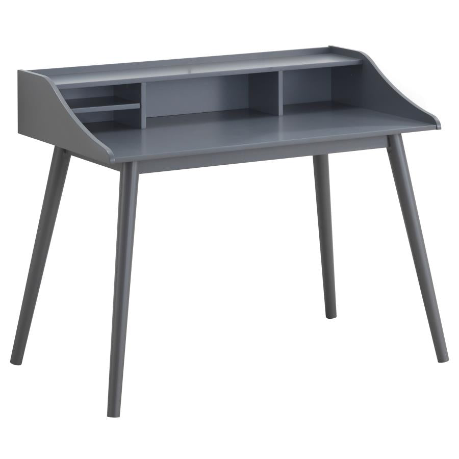 Percy 45-inch 4-compartment Writing Desk Grey - 804497